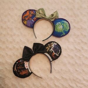 Halloween Spooky Mouse Ear Set Goosebumps Vintagw Bedsheet Monster house